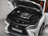 [LCD] 1:18 Lexus 2018 LX 570 White Model Car Die-Cast