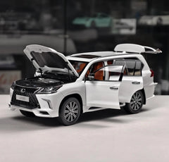 [LCD] 1:18 Lexus 2018 LX 570 bianco modellino di auto Die-Cast