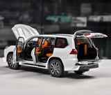 [LCD] 1:18 Lexus 2018 LX 570 White Model Car Die-Cast