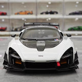 [LCD] 1:18 McLaren 2019 Senna GTR White Model Car Die-Cast