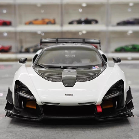 [LCD] 1:18 McLaren 2019 Senna GTR valkoinen pienoismalli Die-Cast