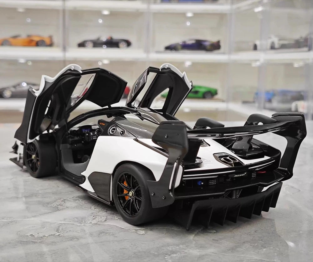 [LCD] 1:18 McLaren 2019 Senna GTR White Model Car Die-Cast
