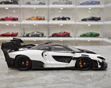 [LCD] 1:18 McLaren 2019 Senna GTR White Model Car Die-Cast