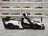 [LCD] 1:18 McLaren 2019 Senna GTR White Model Car Die-Cast