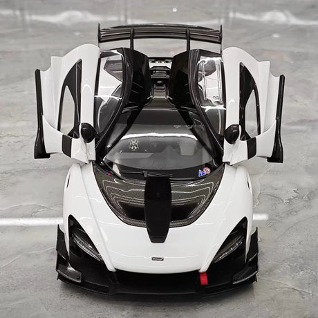 [LCD] 1:18 McLaren 2019 Senna GTR valkoinen pienoismalli Die-Cast