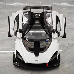 [LCD] 1:18 McLaren 2019 Senna GTR White Model Car Die-Cast