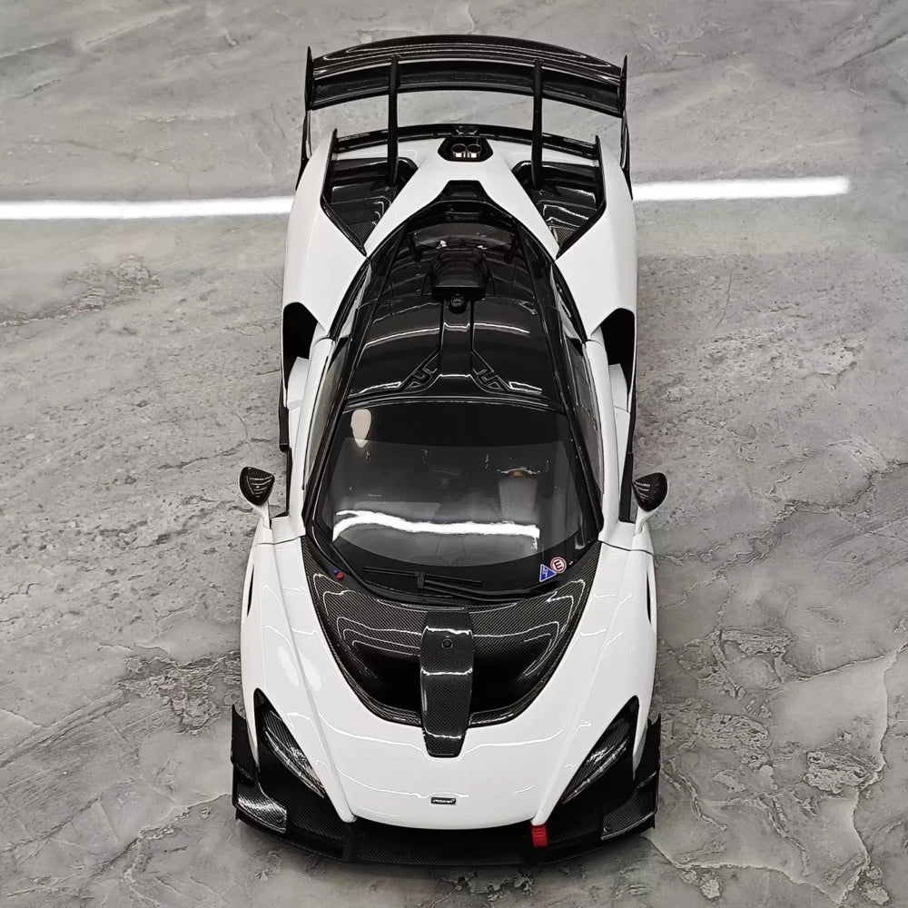 [LCD] 1:18 McLaren 2019 Senna GTR White Model Car Die-Cast