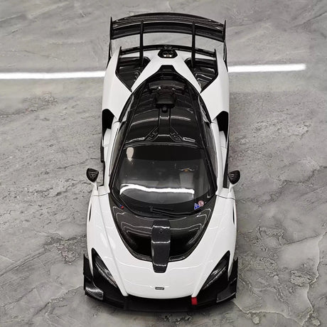 [LCD] 1:18 McLaren 2019 Senna GTR valkoinen pienoismalli Die-Cast