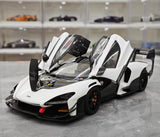 [LCD] 1:18 McLaren 2019 Senna GTR White Model Car Die-Cast
