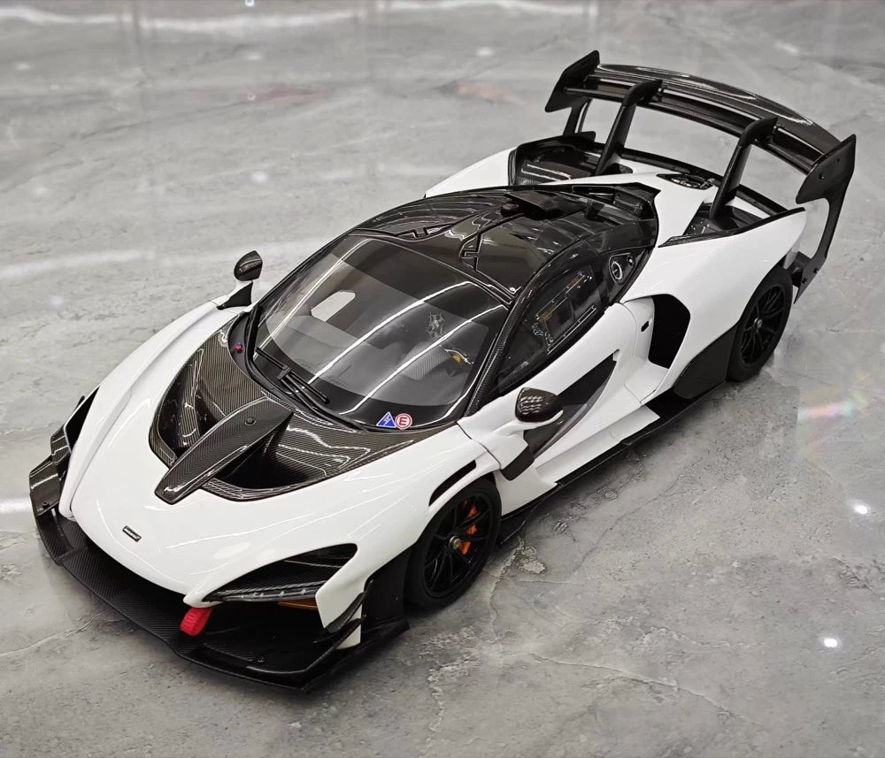 [LCD] 1:18 McLaren 2019 Senna GTR White Model Car Die-Cast