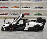 [LCD] 1:18 McLaren 2019 Senna GTR White Model Car Die-Cast