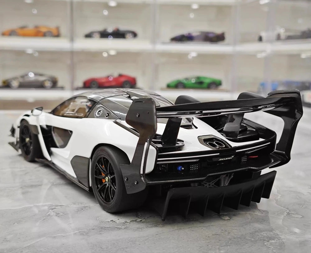 [LCD] 1:18 McLaren 2019 Senna GTR White Model Car Die-Cast