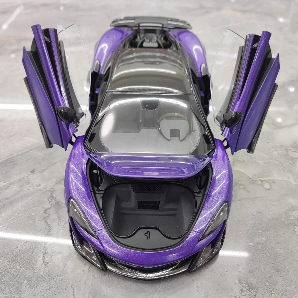 [LCD] 1:18 McLaren 2020 600LT Purple Model Car Die-Cast