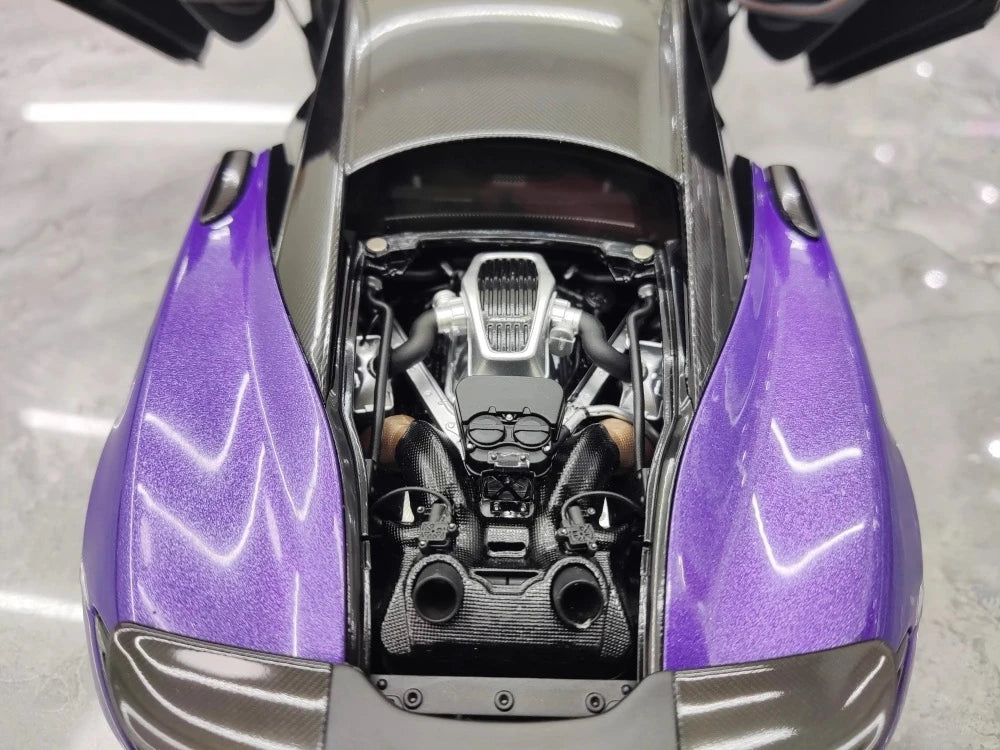 [LCD] 1:18 McLaren 2020 600LT Purple Model Car Die-Cast