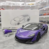 [LCD] 1:18 McLaren 2020 600LT Purple Model Car Die-Cast