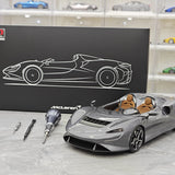 LCD McLaren 2020 Elva Heavy Grey Metallic 1:18 – Modello da collezione pressofuso