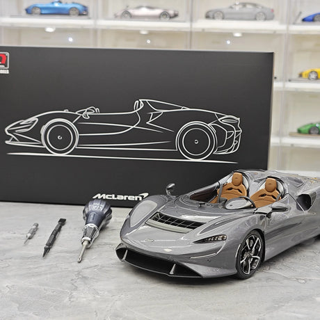 LCD McLaren 2020 Elva Heavy Grey Metallic 1:18 – Modello da collezione pressofuso