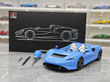 LCD McLaren 2020 Elva Light Blue 1:18 – Modello da collezione pressofuso