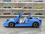 LCD McLaren 2020 Elva Light Blue 1:18 – Modello da collezione pressofuso