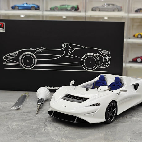 LCD McLaren 2020 엘바 화이트 1:18 – 수집용 다이캐스트 모델 다이캐스트