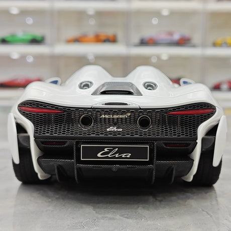 LCD McLaren 2020 엘바 화이트 1:18 – 수집용 다이캐스트 모델 다이캐스트