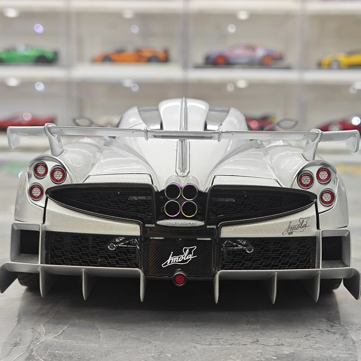 LCD Pagani 2020 Imola Silver 1:18 – Modello da collezione pressofuso