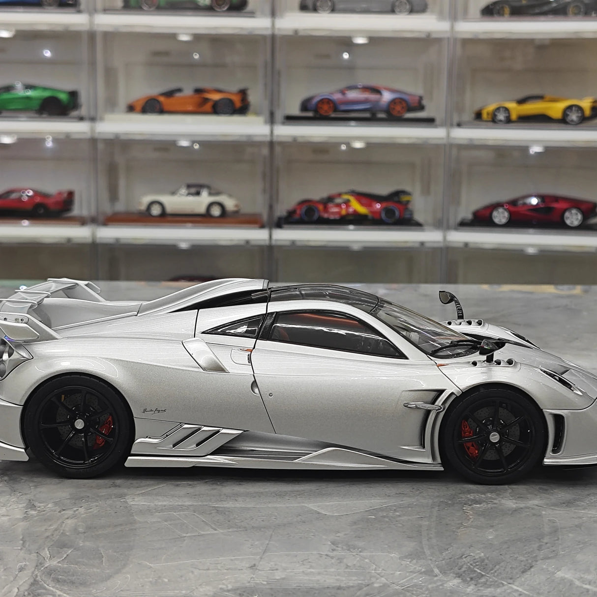 LCD Pagani 2020 Imola Silver 1:18 – Modello da collezione pressofuso