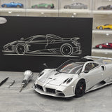 LCD Pagani 2020 Imola Silver 1:18 – Modello da collezione pressofuso