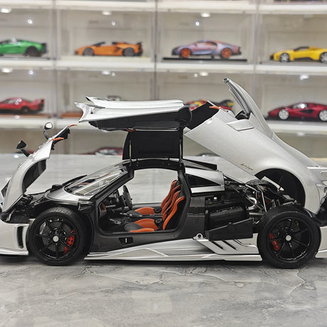 LCD Pagani 2020 Imola Silver 1:18 – Modello da collezione pressofuso