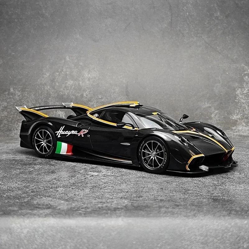 [LCD] 1:18 Pagani 2021 Huayra R Black Model Car Die-Cast