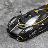 [LCD] 1:18 Pagani 2021 Huayra R Black Model Car Die-Cast