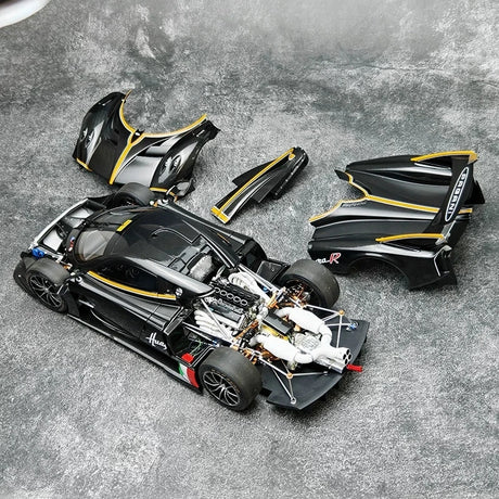 [LCD] 1:18 Pagani 2021 Huayra R Black Model Car Die-Cast