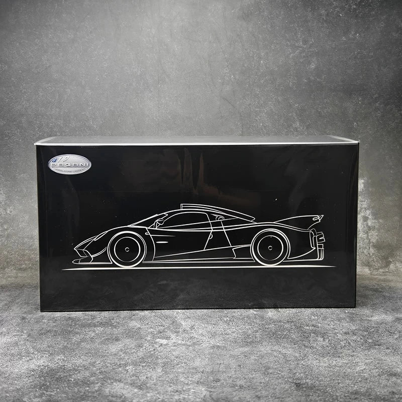 [LCD] 1:18 Pagani 2021 Huayra R Black Model Car Die-Cast