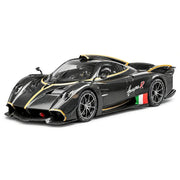 LCD Pagani 2021 Huayra R الأسود 1:18 – مجسم سيارة معدني للعرض والاقتناء