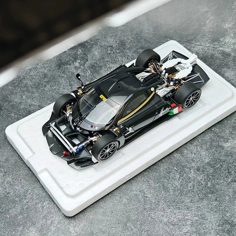 [LCD] 1:18 Pagani 2021 Huayra R Black Model Car Die-Cast