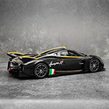 [LCD] 1:18 Pagani 2021 Huayra R Black Model Car Die-Cast