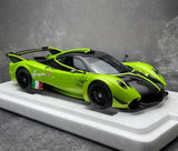 [LCD] 1:18 Pagani 2021 Huayra R Green Model Car Die-Cast