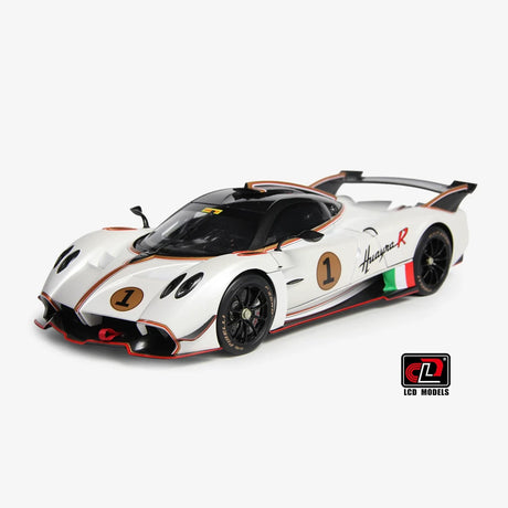 [LCD] 1:18 Pagani 2021 Huayra R White Model Car Die-Cast