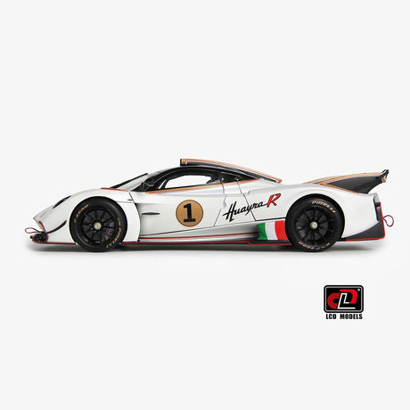 [LCD] 1:18 Pagani 2021 Huayra R White Model Car Die-Cast
