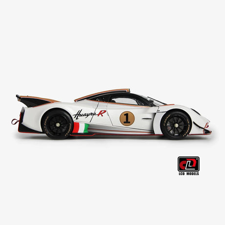 [LCD] 1:18 Pagani 2021 Huayra R White Model Car Die-Cast