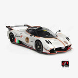[LCD] 1:18 Pagani 2021 Huayra R White Model Car Die-Cast
