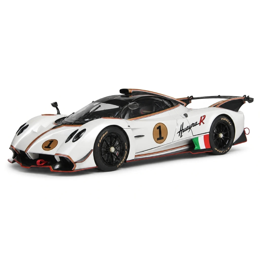 [LCD] 1:18 Pagani 2021 Huayra R White Model Car Die-Cast