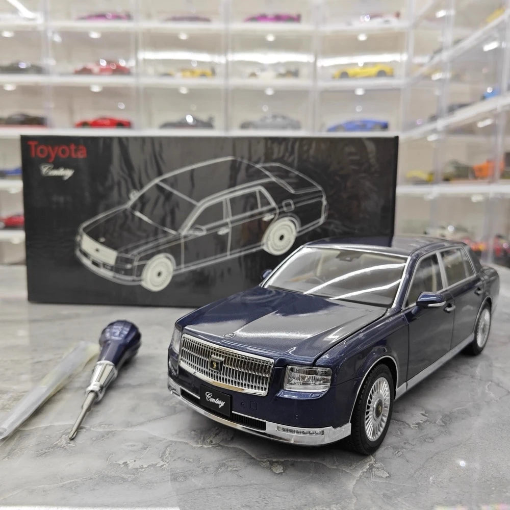[LCD] 1:18 Toyota 2018 Century blu modellino di auto Die-Cast