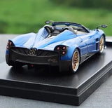 [LCD] 1:43 Pagani 2017 Huayra Roadster Blue Model Car Die-Cast