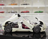 [LCD] 1:43 Pagani 2023 Utopia White Model Car Die-Cast