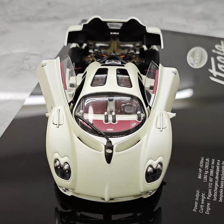 [LCD] 1:43 Pagani 2023 Utopia White Model Car Die-Cast