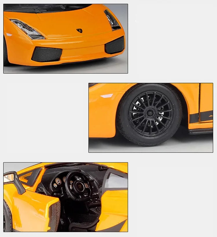 1:24 Lamborghini 2007 Gallardo Superleggera Die Cast Model Car
