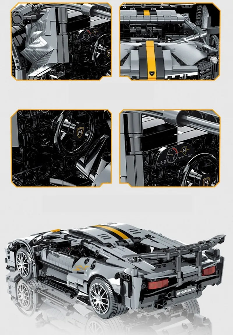 1:14 Building Blocks Lamborghini 2009 Murciélago LP670–4 Building Blocks
