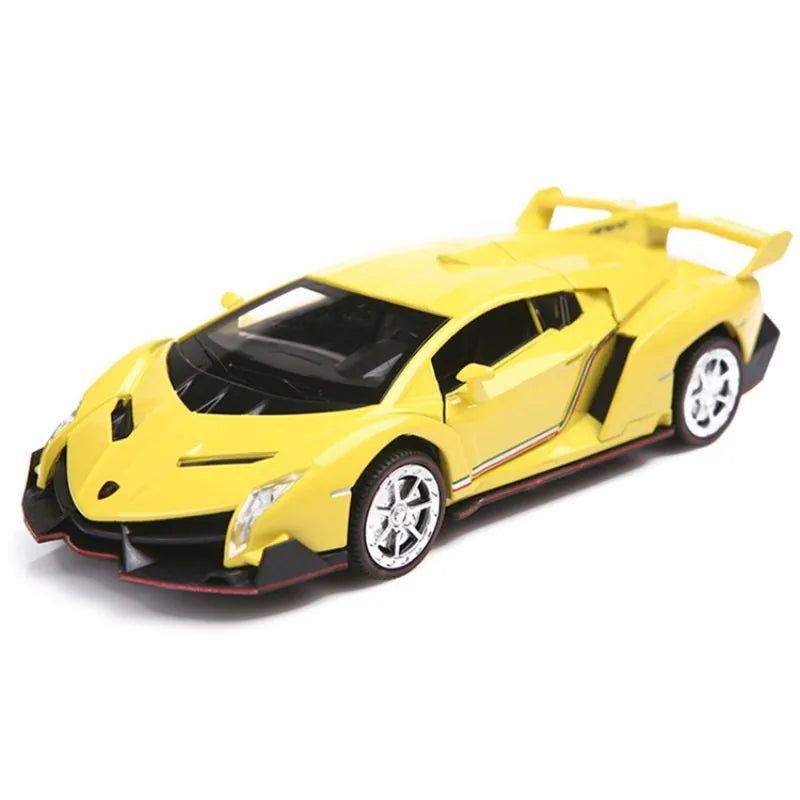 1:32 Lamborghini 2013 Veneno Yellow Die Cast Model Car