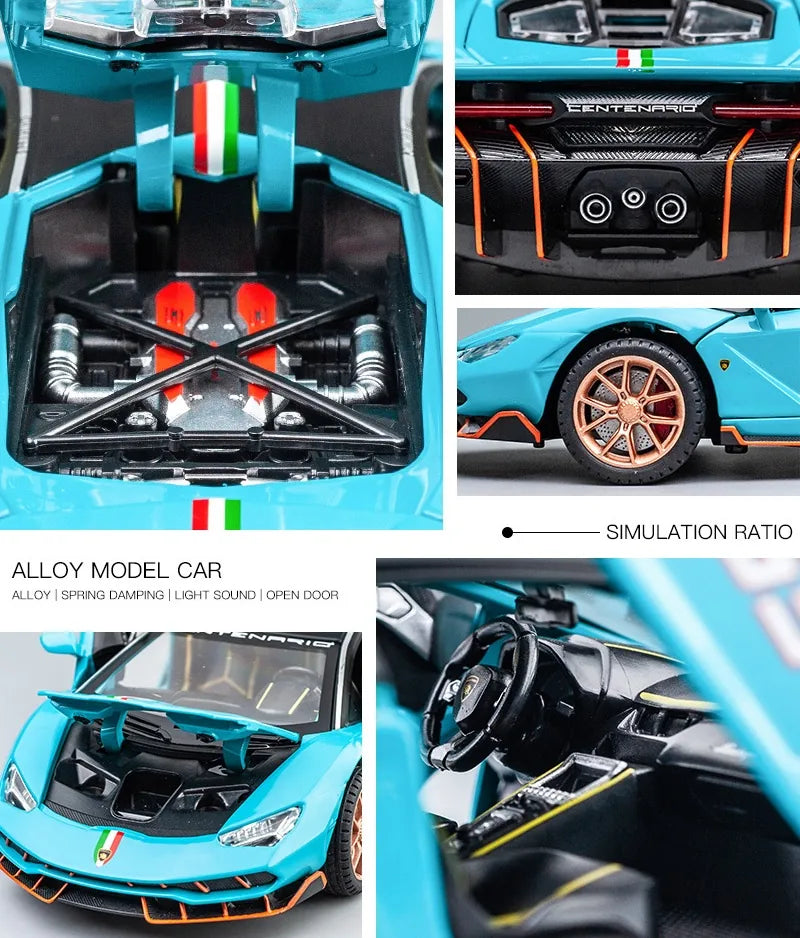 1:24 Lamborghini 2017 Centenario LP770-4 Die Cast Model Car